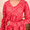 women's floral print full sleeves anarkali pure cotton kurtis