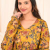 women's floral print full sleeves anarkali pure cotton kurtis women's floral print full sleeves anarkali pure cotton kurtis
