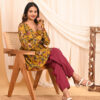 women's floral print full sleeves anarkali pure cotton kurtis women's floral print full sleeves anarkali pure cotton kurtis