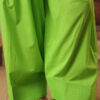women's cotton sleeveless kurti and farshi salwar set, green, ethnic wear, casual and festive